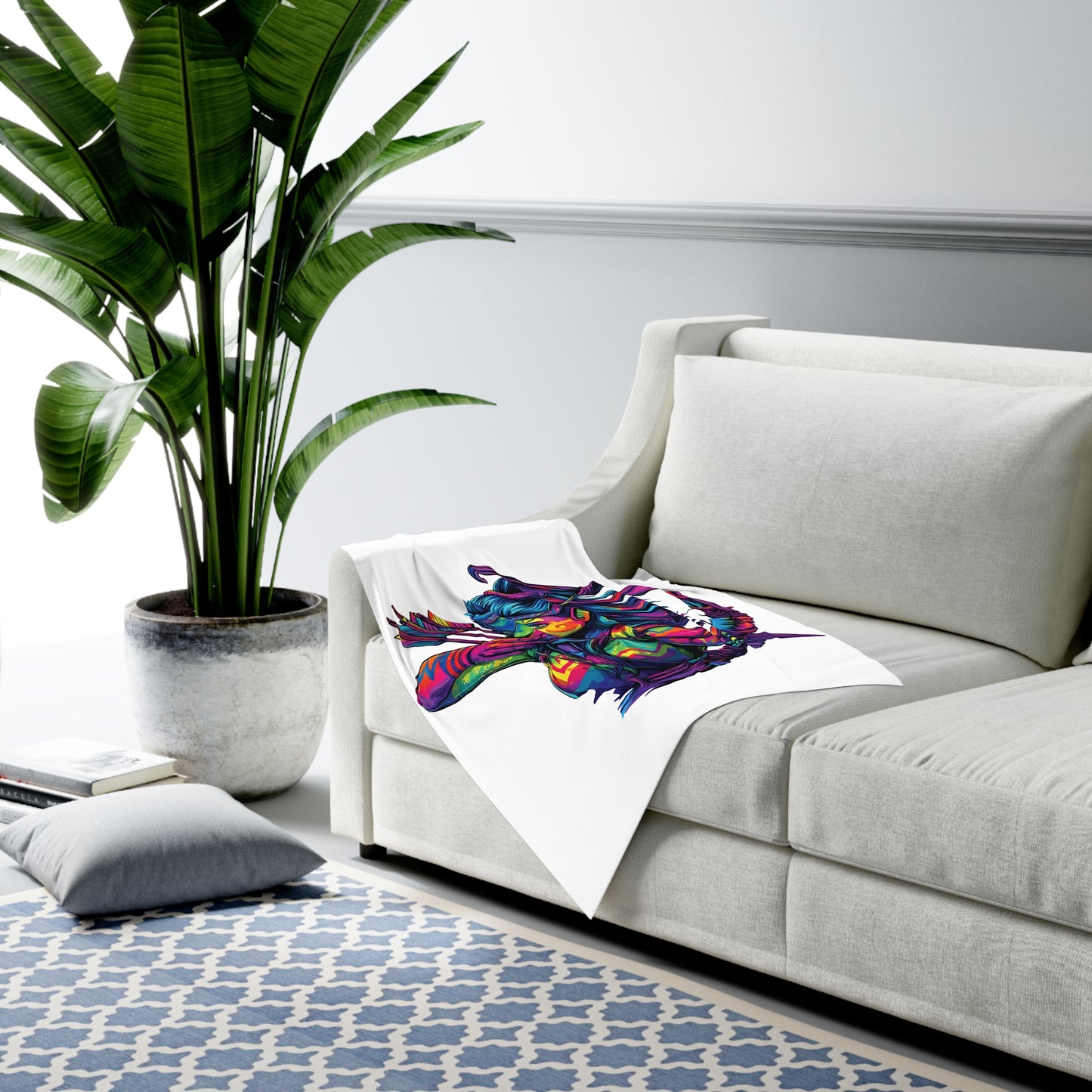 Adventurous Sagittarius Infant Swaddle Blanket – Fire Sign Baby