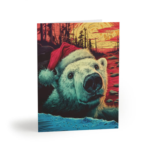 Christmas Card – Polar Bear Edition - 8pcs or 16pcs