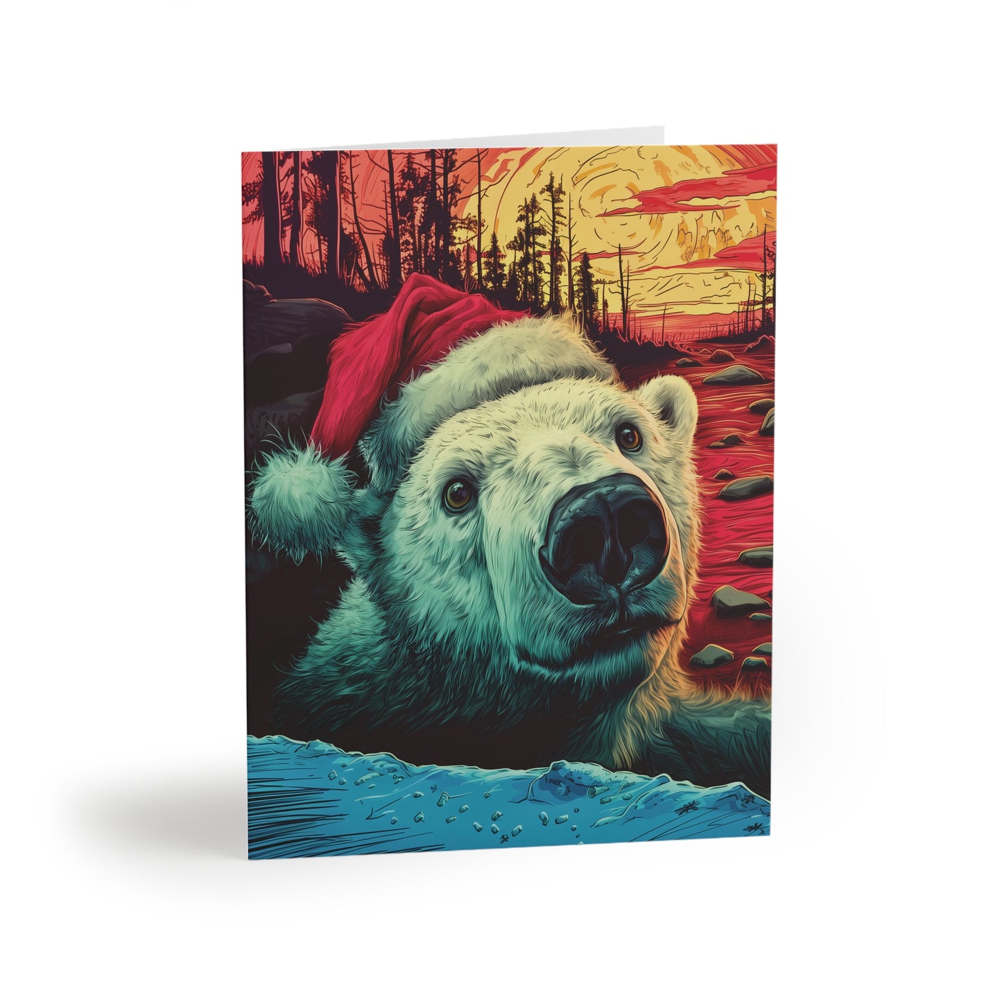 Christmas Card – Polar Bear Edition - 8pcs or 16pcs