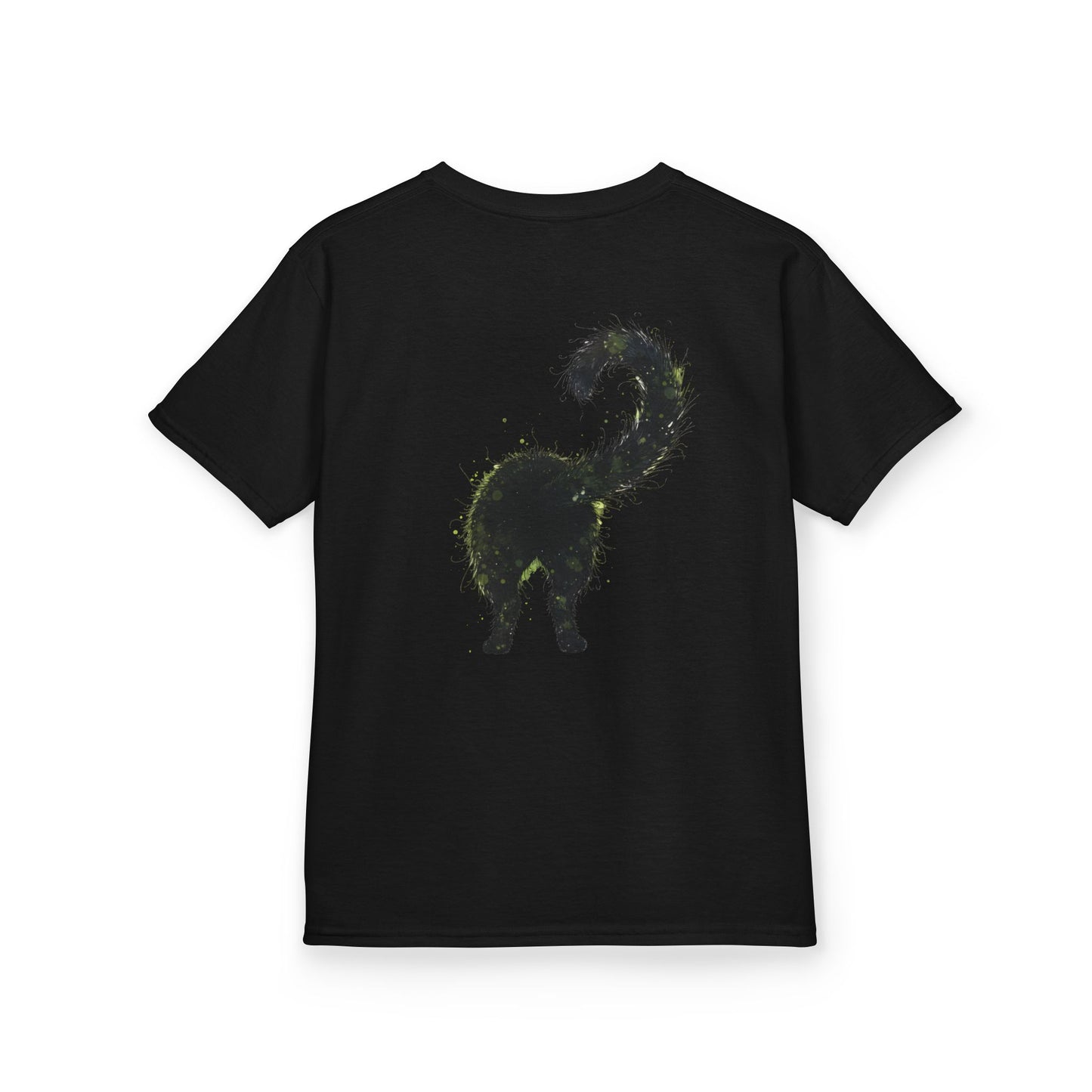 Angry Cat Face and Tail T-Shirt – Fun Kids Graphic Tee