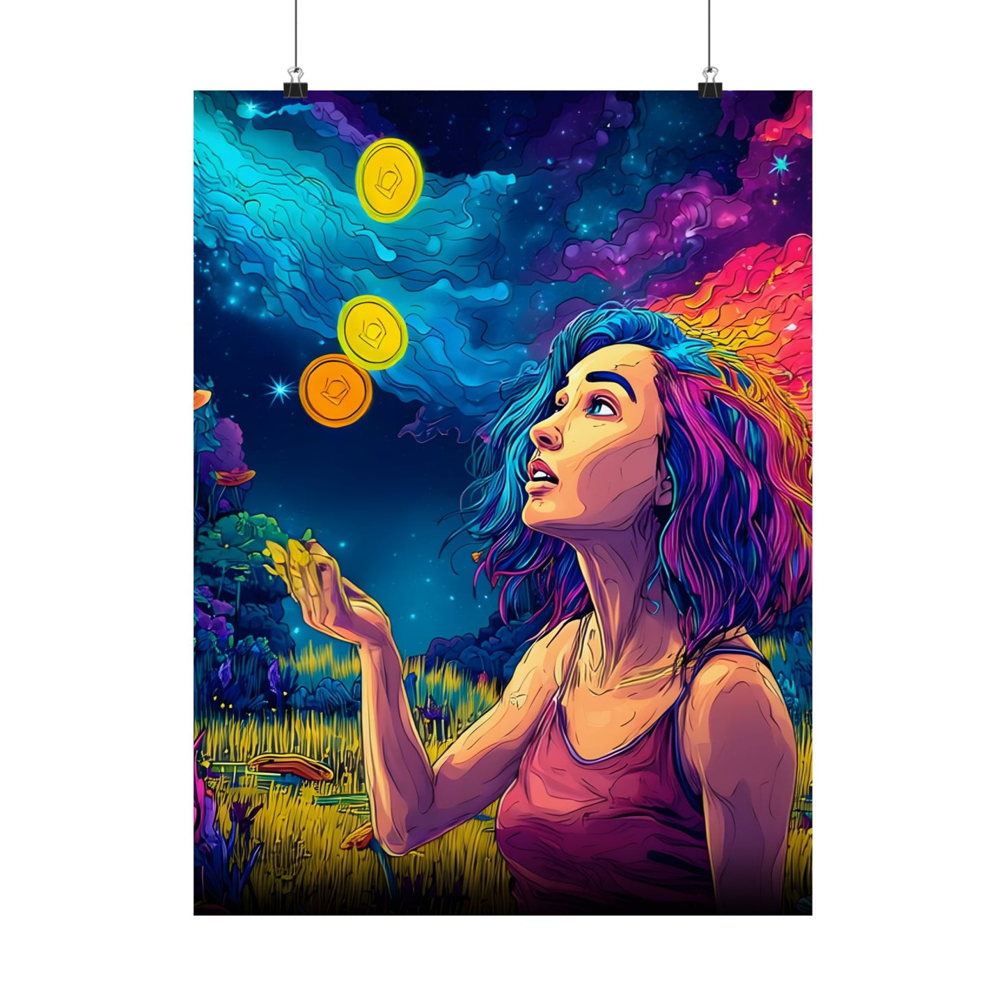 The Change You Seek -- 3 of Pentacles -- Tarot Lovers Poster