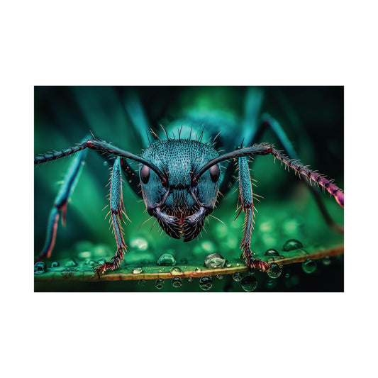 Beautiful Macro Ant Poster