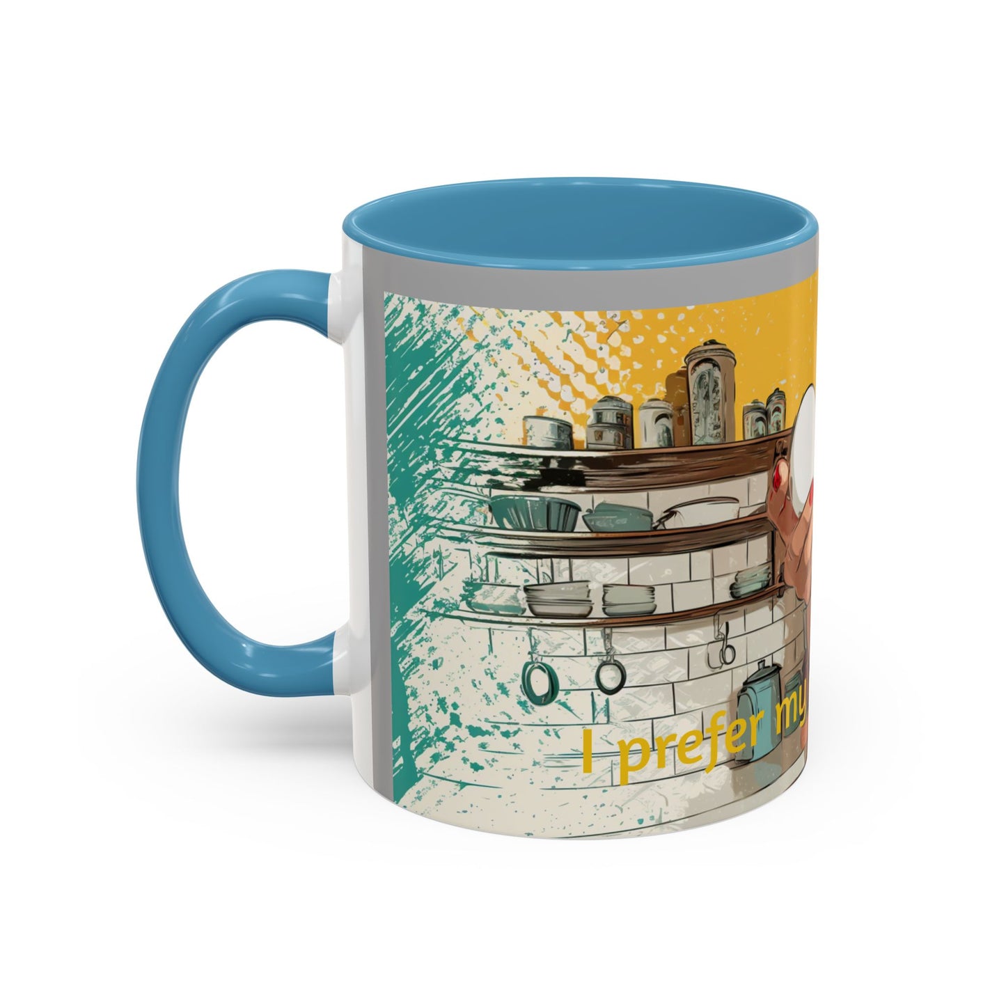 "I prefer my eggs fertilized!" Fertility Themed Mug