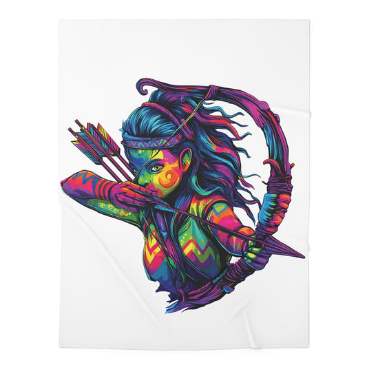 Adventurous Sagittarius Infant Swaddle Blanket – Fire Sign Baby
