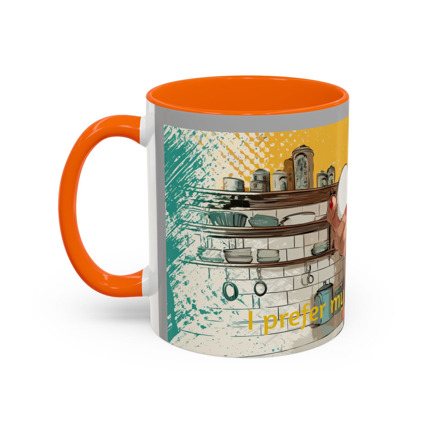 "I prefer my eggs fertilized!" Fertility Themed Mug