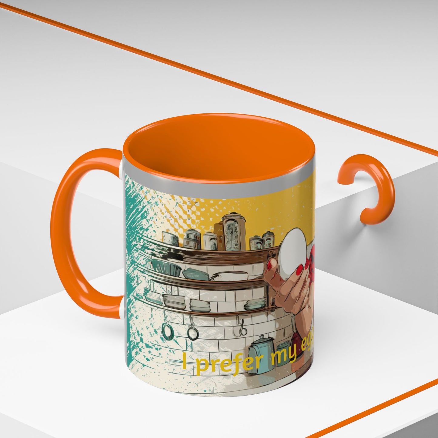 "I prefer my eggs fertilized!" Fertility Themed Mug