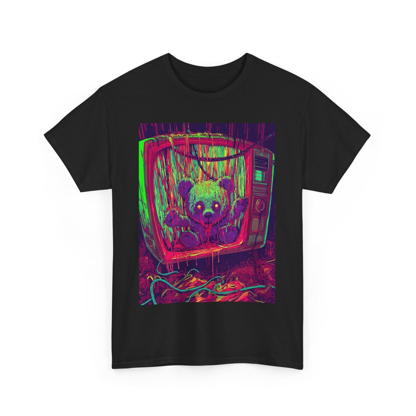 Psychedelic Horror Bear Tee