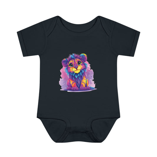 Radiant Leo Lion Infant Onesie – Astrology Baby Apparel for Fire Signs