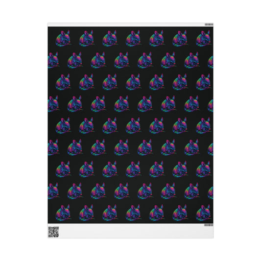 Psychedelic Armadillo Wrapping Paper Roll