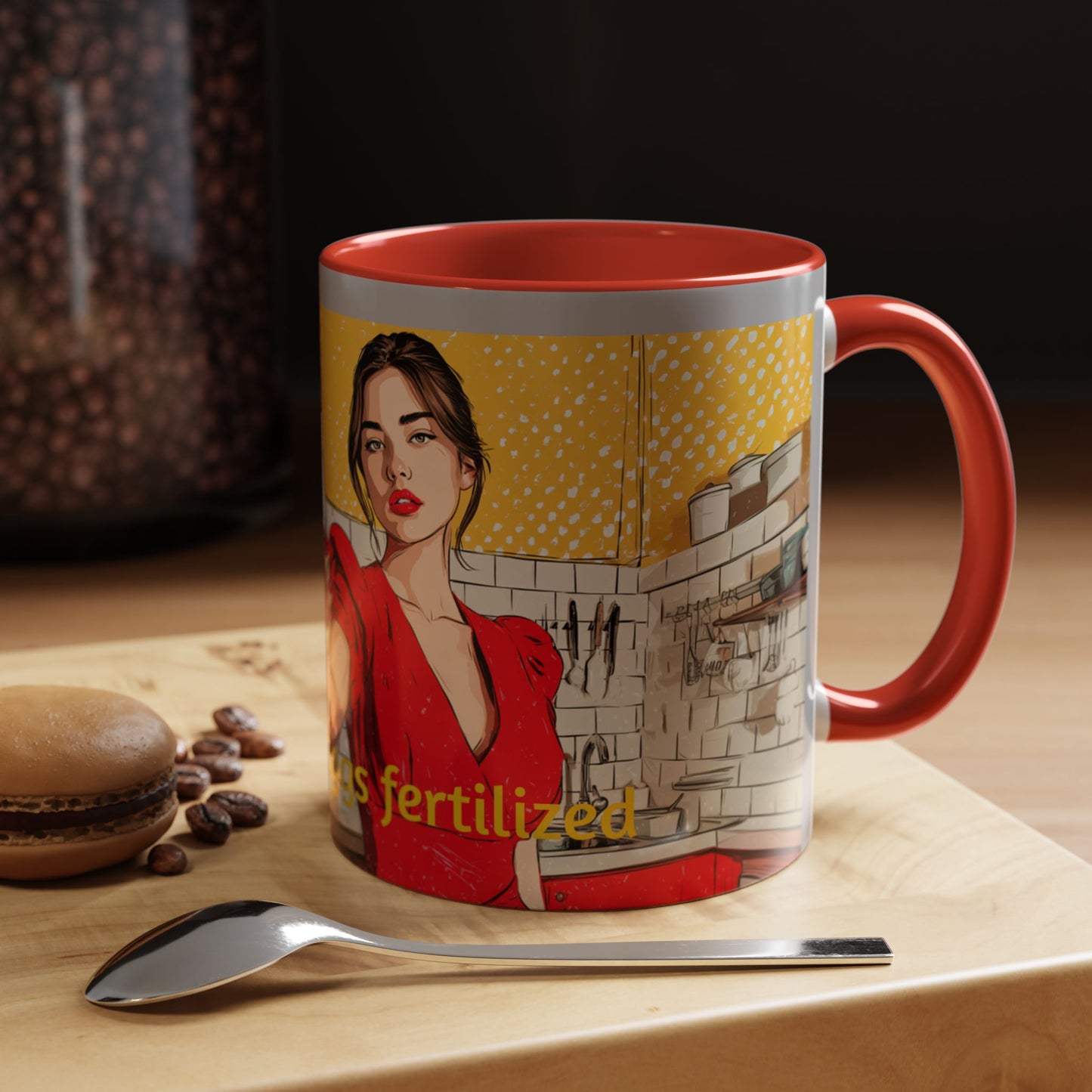 "I prefer my eggs fertilized!" Fertility Themed Mug