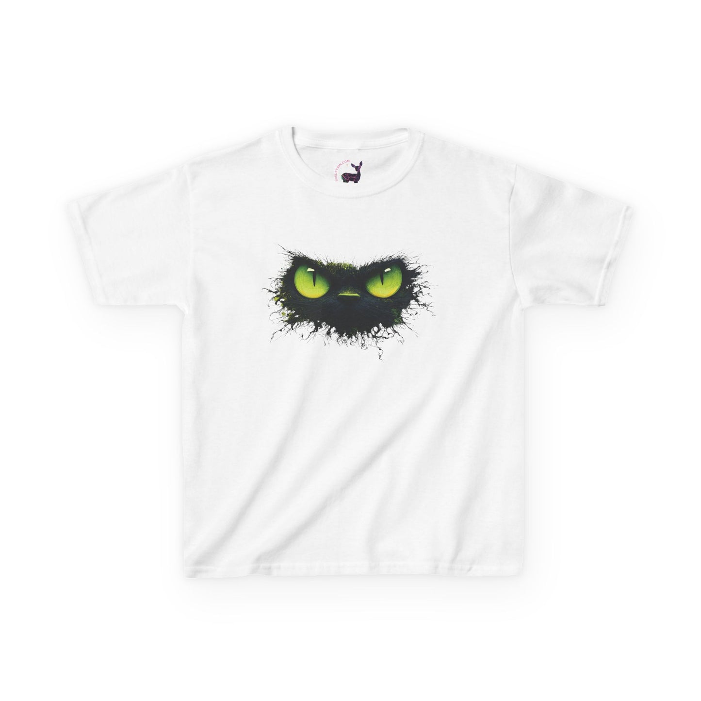 Angry Cat Face and Tail T-Shirt – Fun Kids Graphic Tee