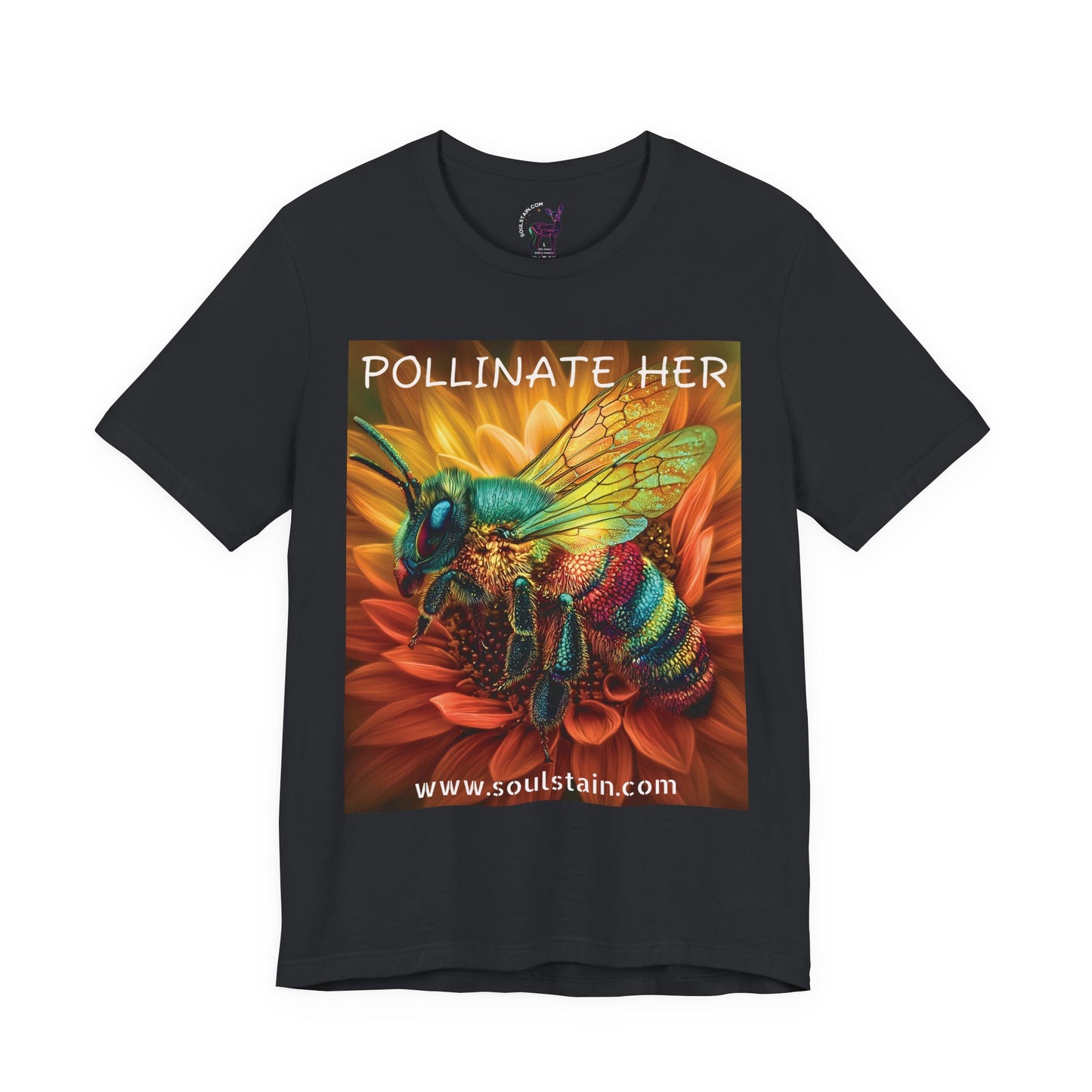 Pollinate Her Couples Shirt – Matching Bee & Flower Tee