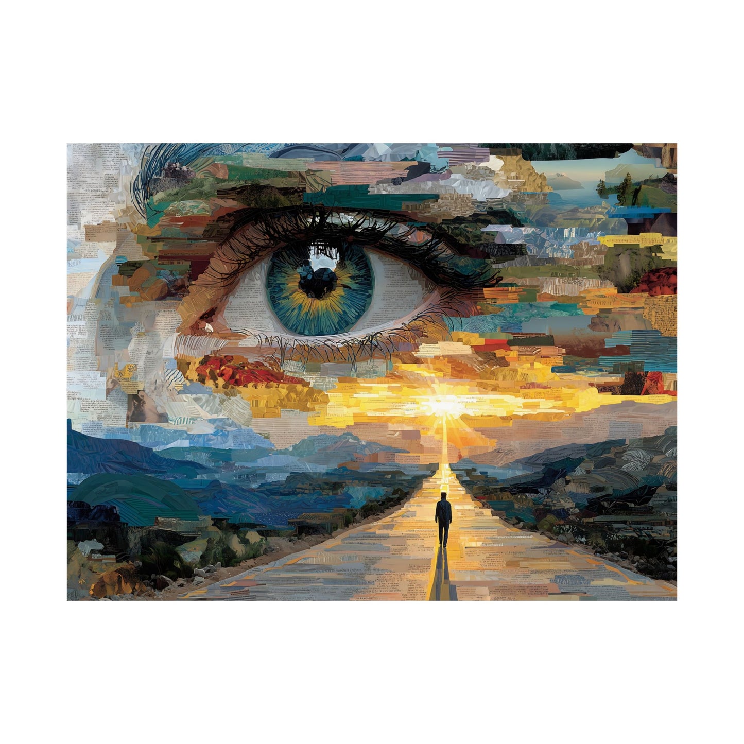 Surreal Road Ahead - Poster