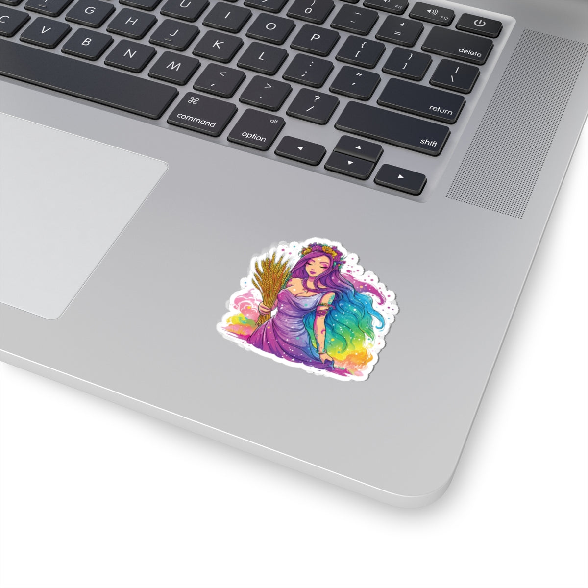 Virgo Maiden Babe with Wheat - Zodiac Stickers