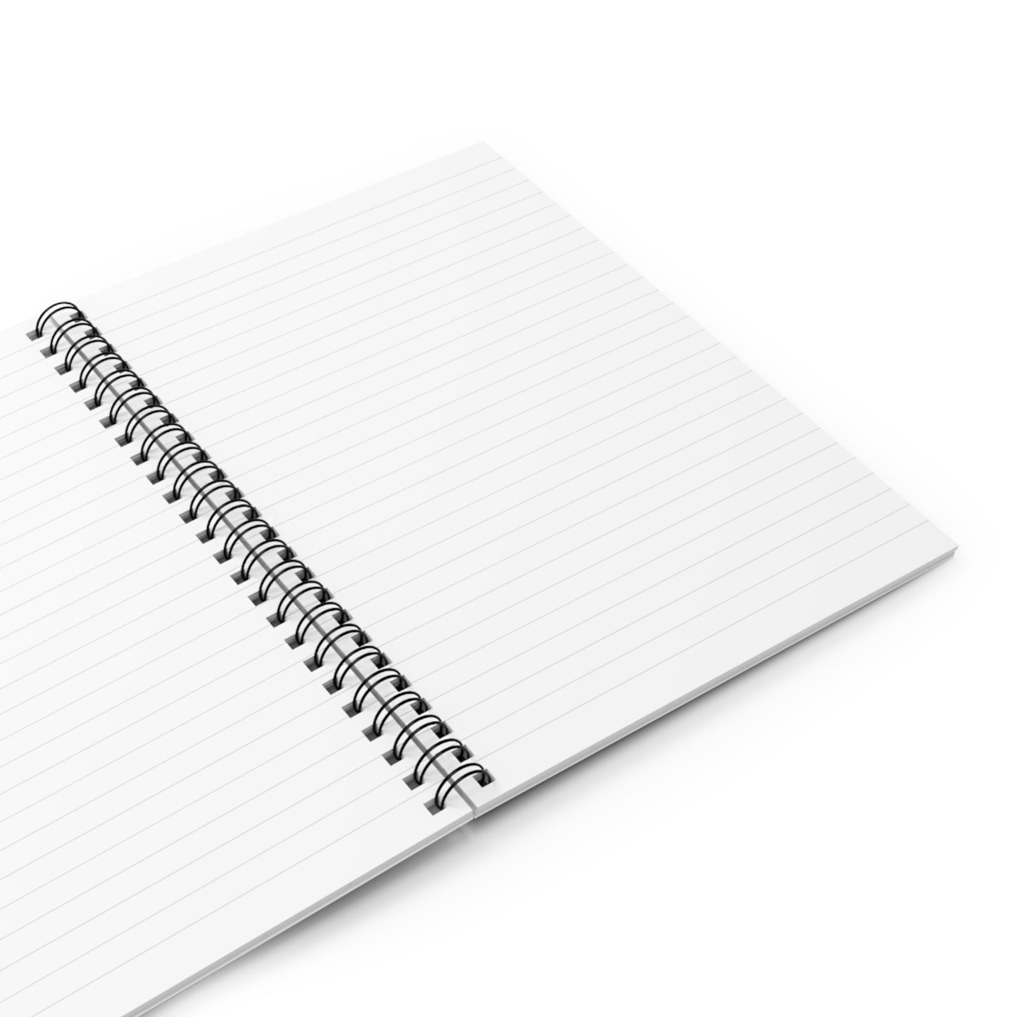 Adorable Puppy in the Sea Spiral Notebook – Magical Rainbow Tones, Blue Eyes, Cute Dog Journal