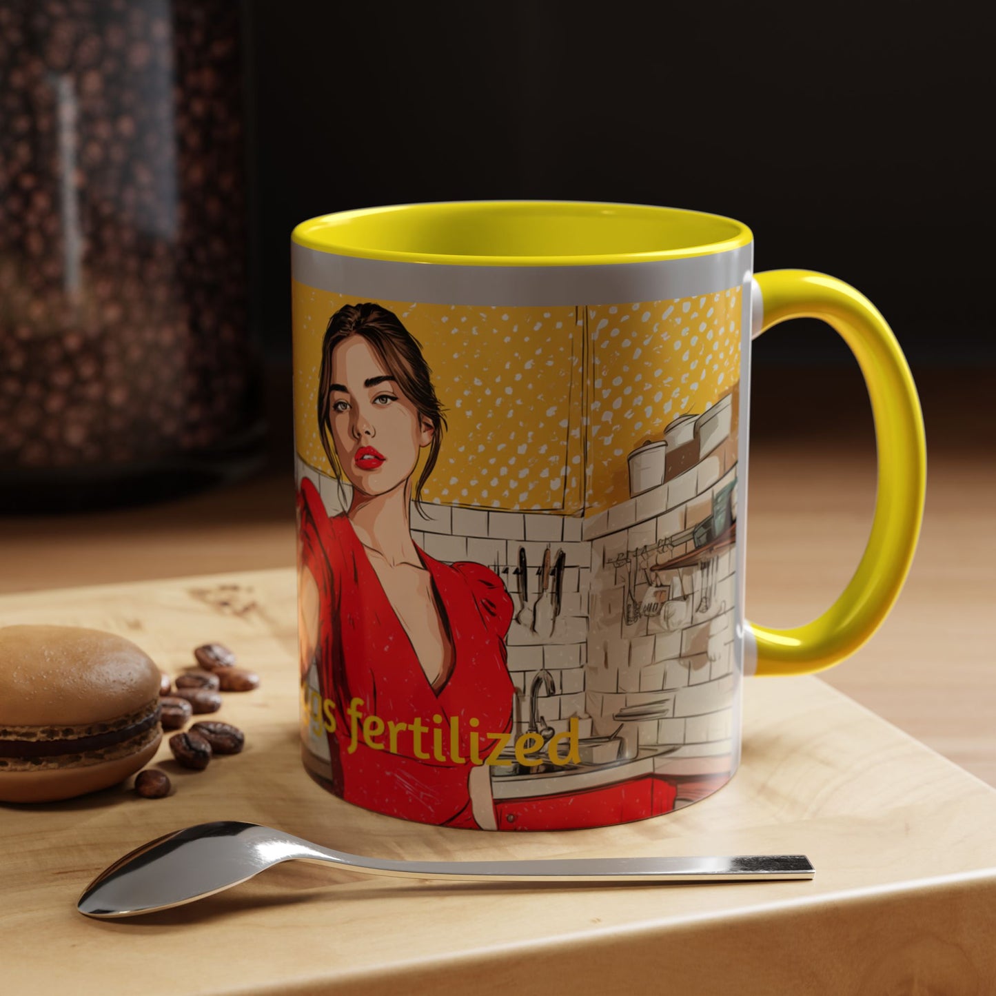 "I prefer my eggs fertilized!" Fertility Themed Mug