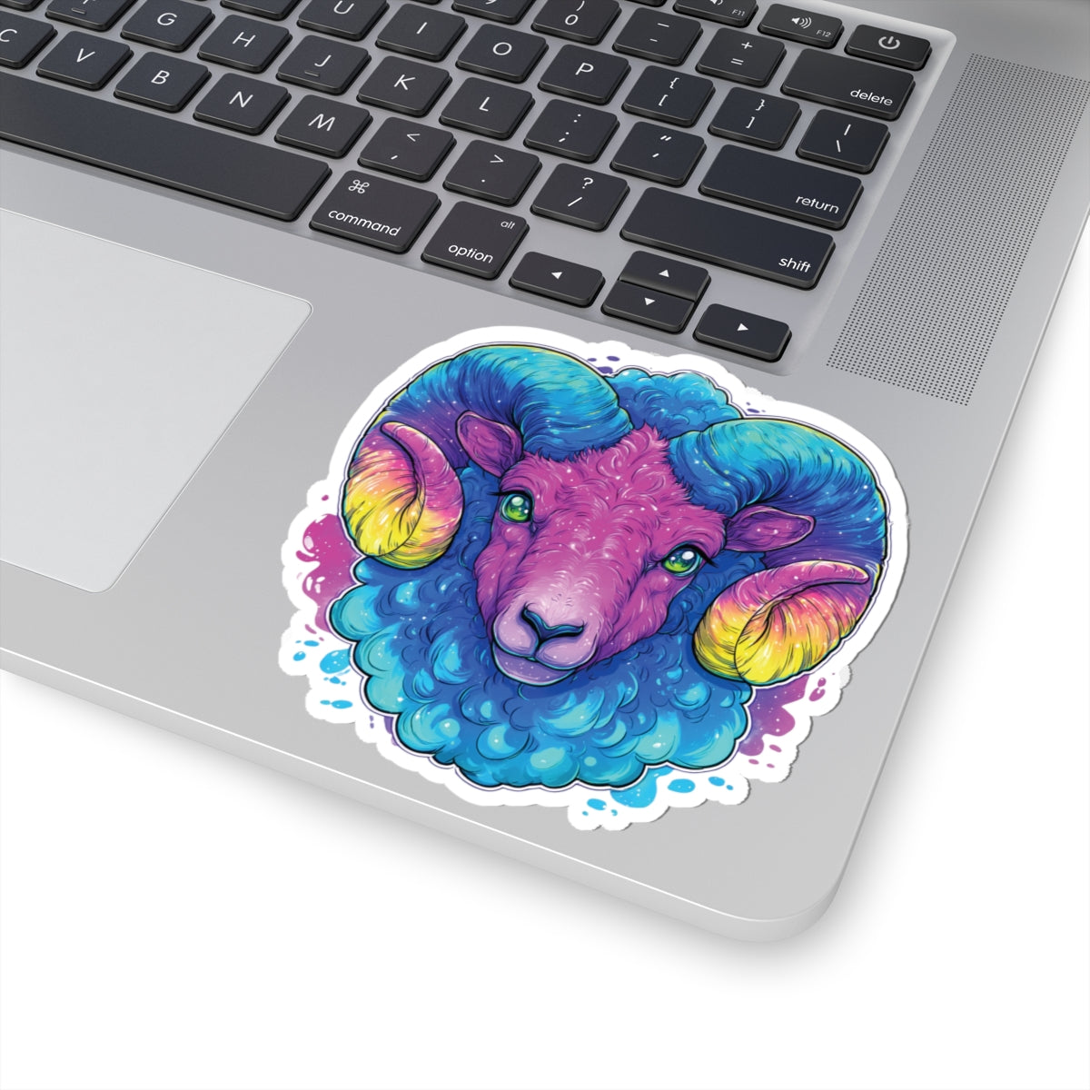 Vibrant Aries Ram - Kiss-Cut Sticker