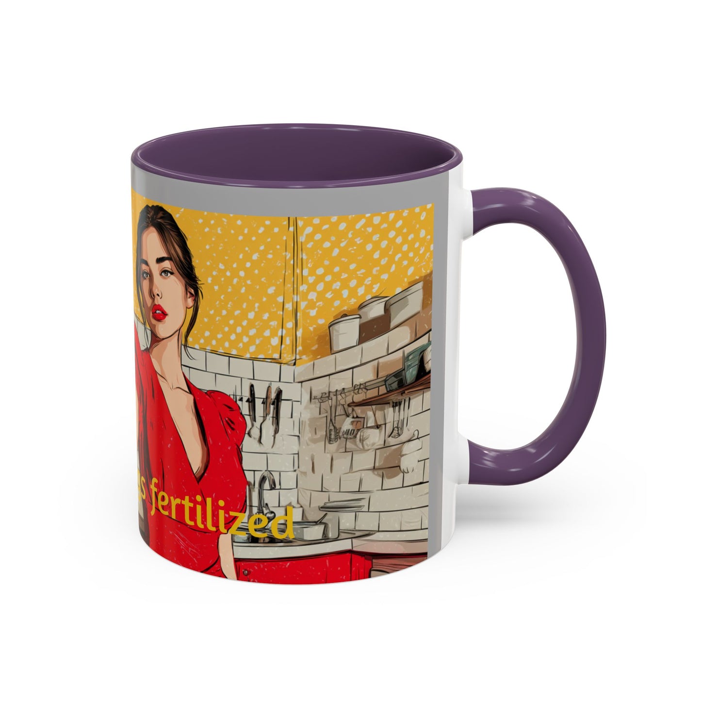 "I prefer my eggs fertilized!" Fertility Themed Mug