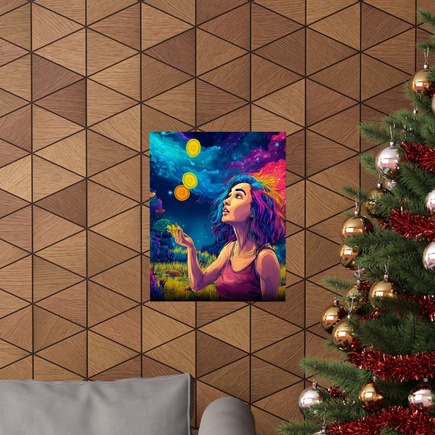 The Change You Seek -- 3 of Pentacles -- Tarot Lovers Poster