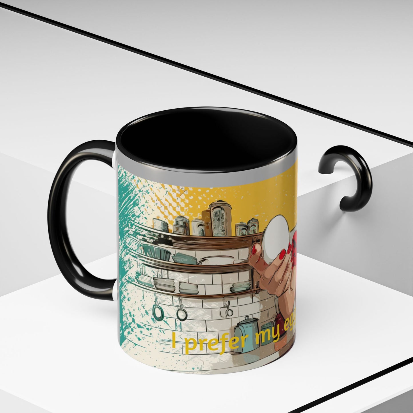 "I prefer my eggs fertilized!" Fertility Themed Mug