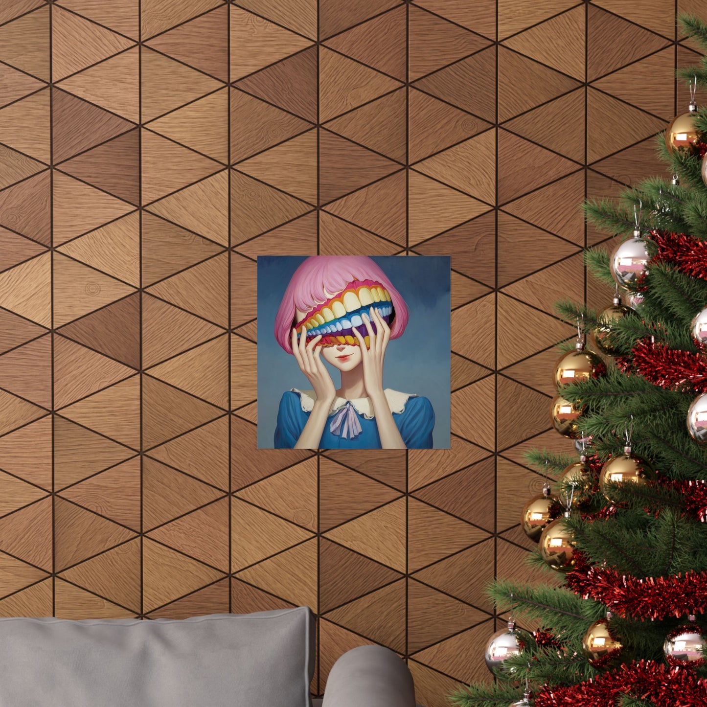 Fake It Till You Make It - Hidden Emotion Surrealism Poster