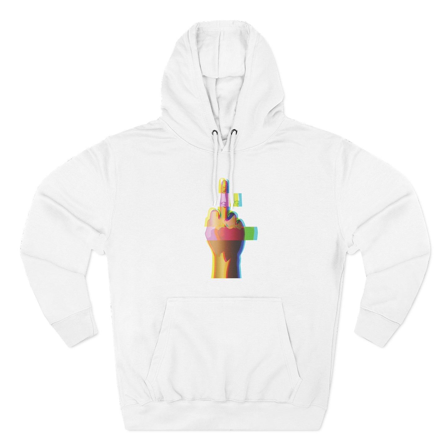 Glitching Finger – Defiant Energy Hoodie