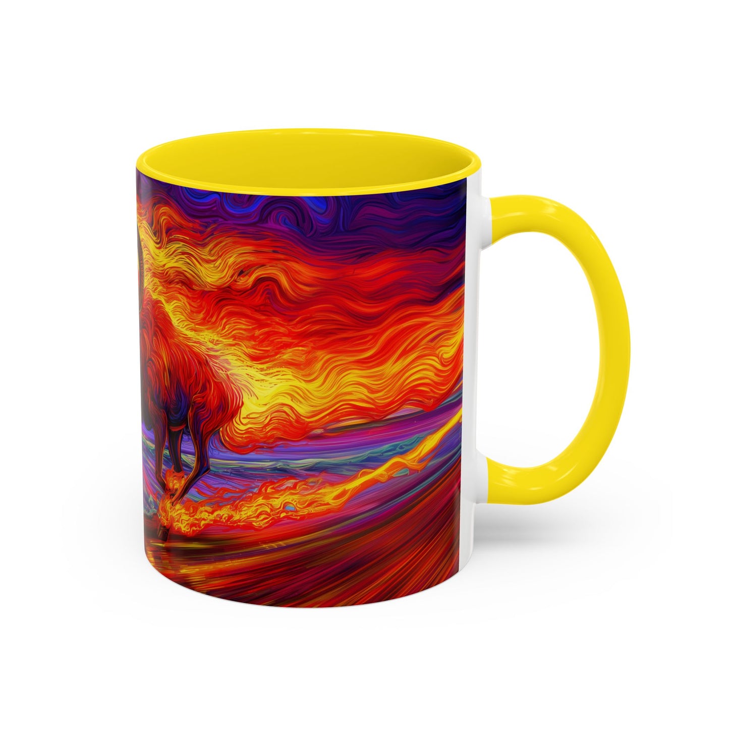 Fiery Ram Coffee Mug -- Aries, Fire Element Decor