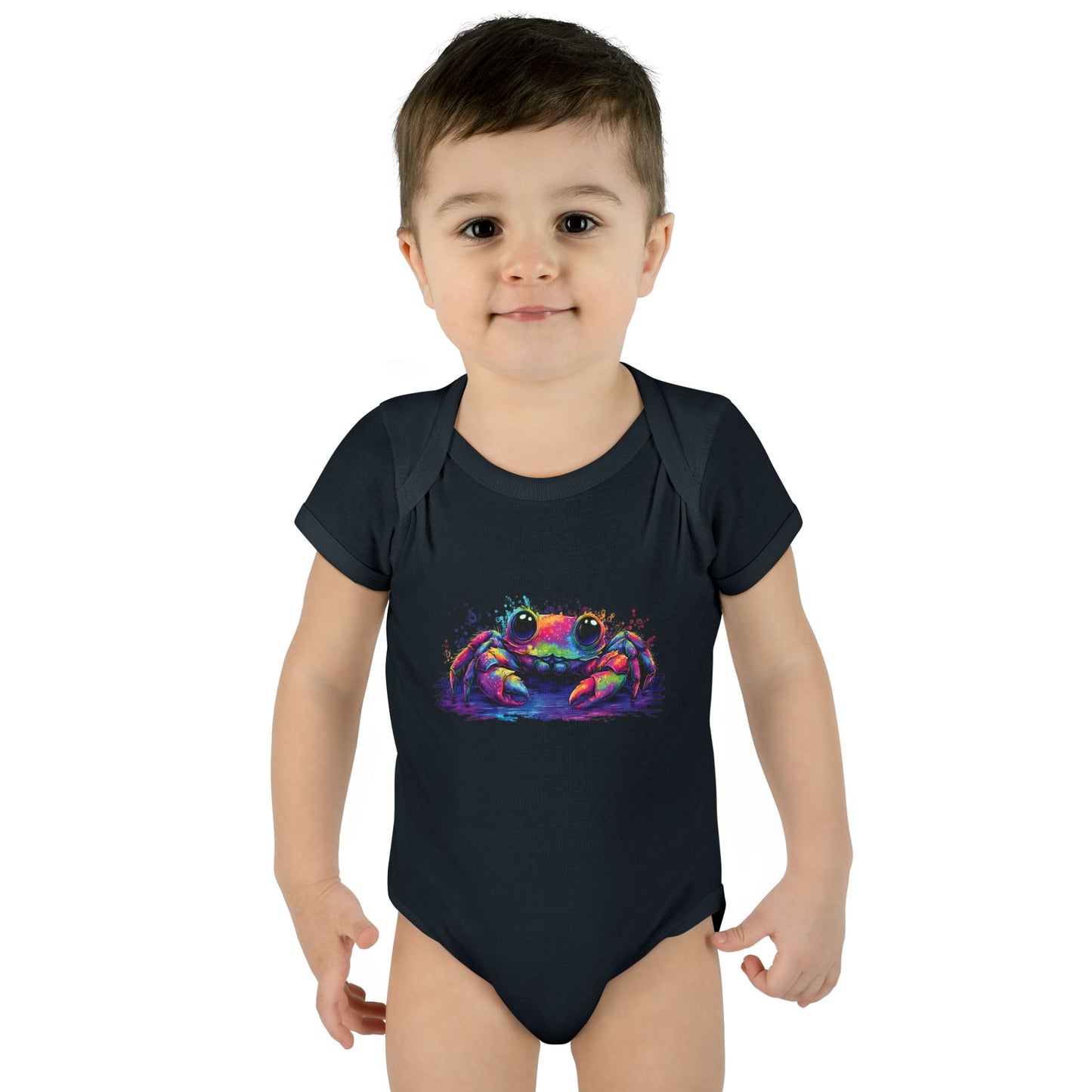 Zodiac Cancer Crab Baby Bodysuit – Water Sign Newborn Gift