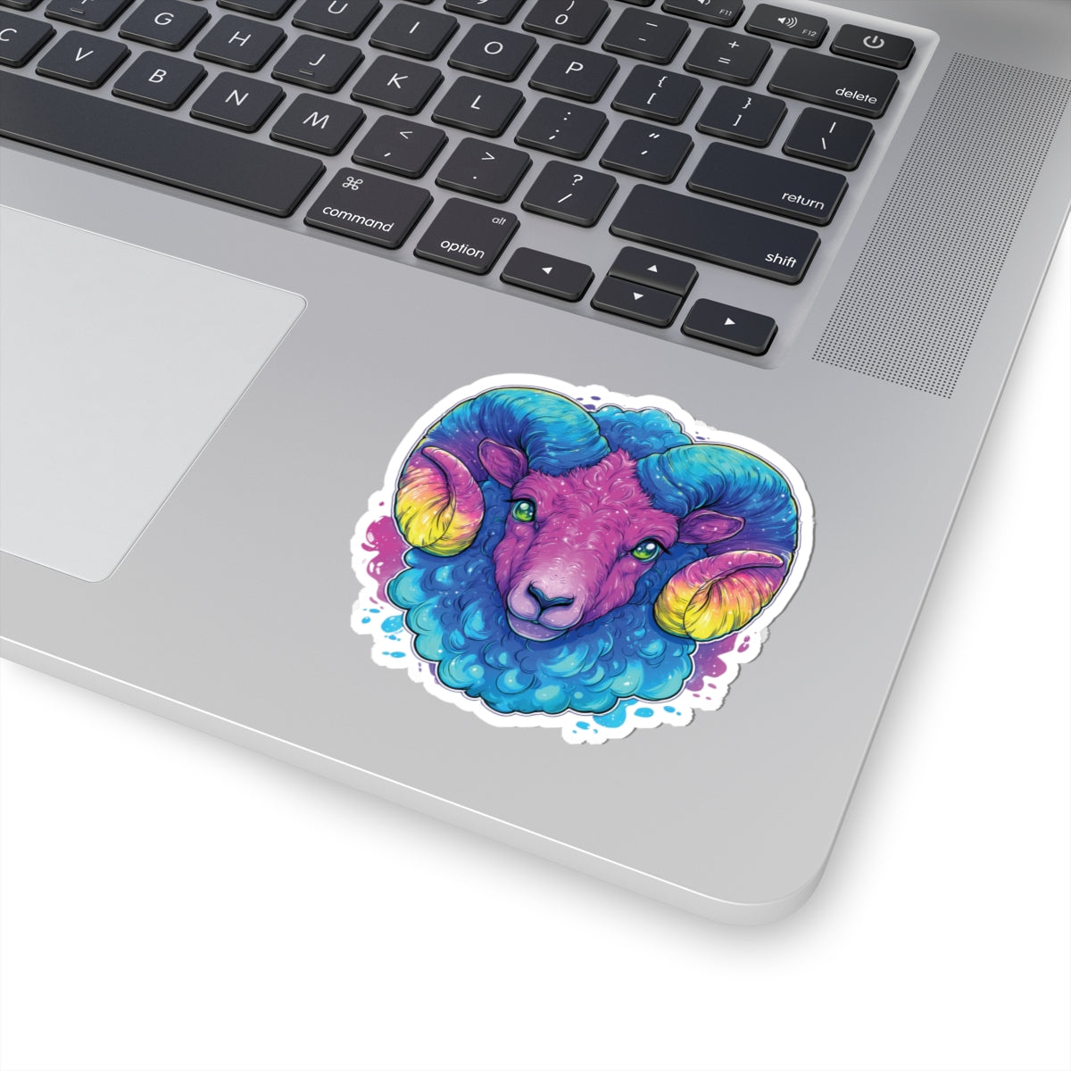 Vibrant Aries Ram - Kiss-Cut Sticker