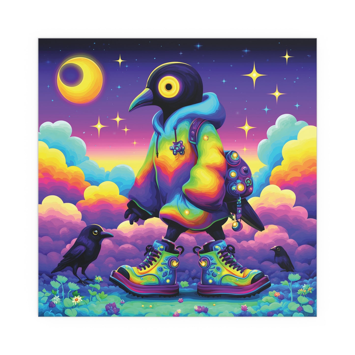 The Skywalker Crow – Neon Dream Poster