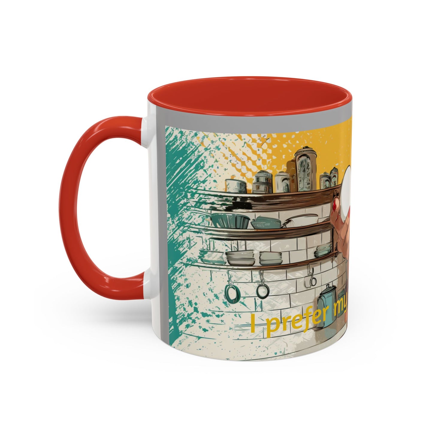 "I prefer my eggs fertilized!" Fertility Themed Mug