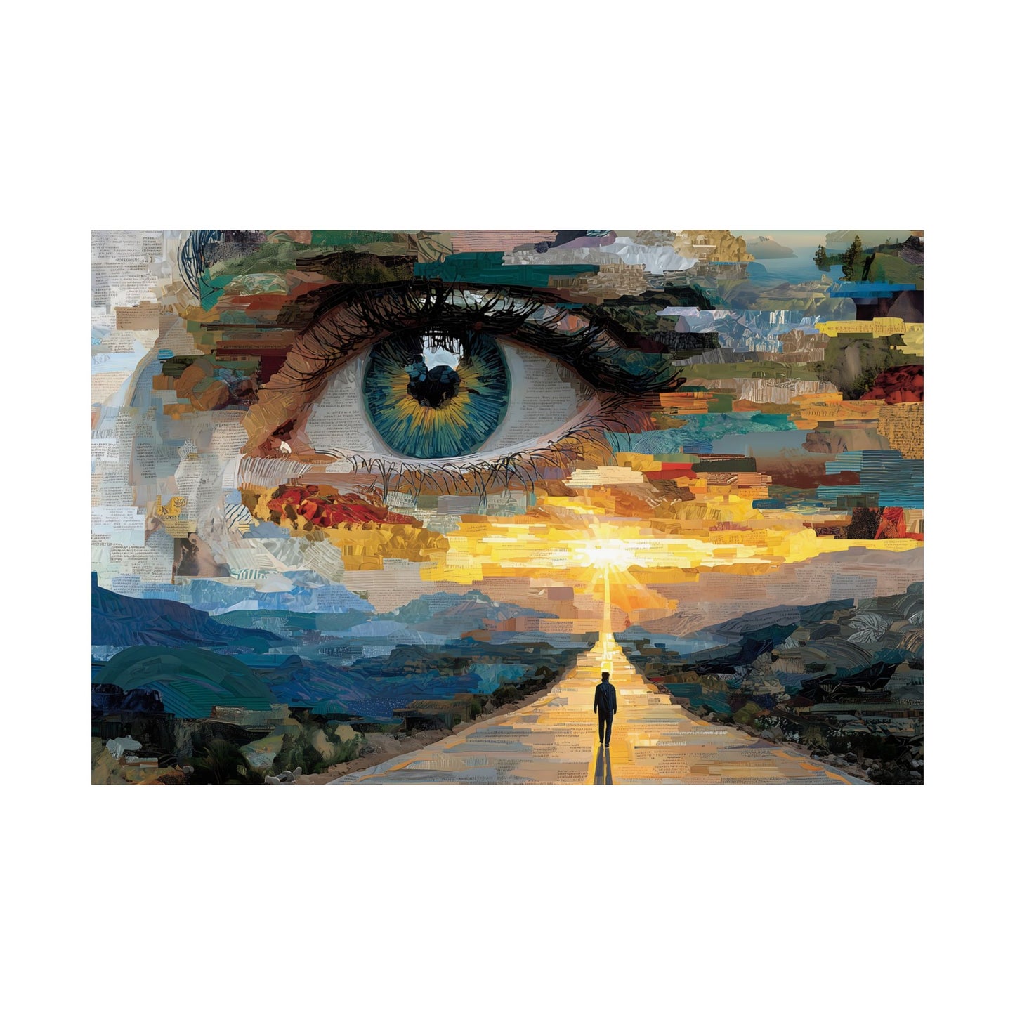Surreal Road Ahead - Poster
