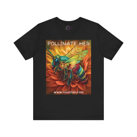 Pollinate Her Couples Shirt – Matching Bee & Flower Tee