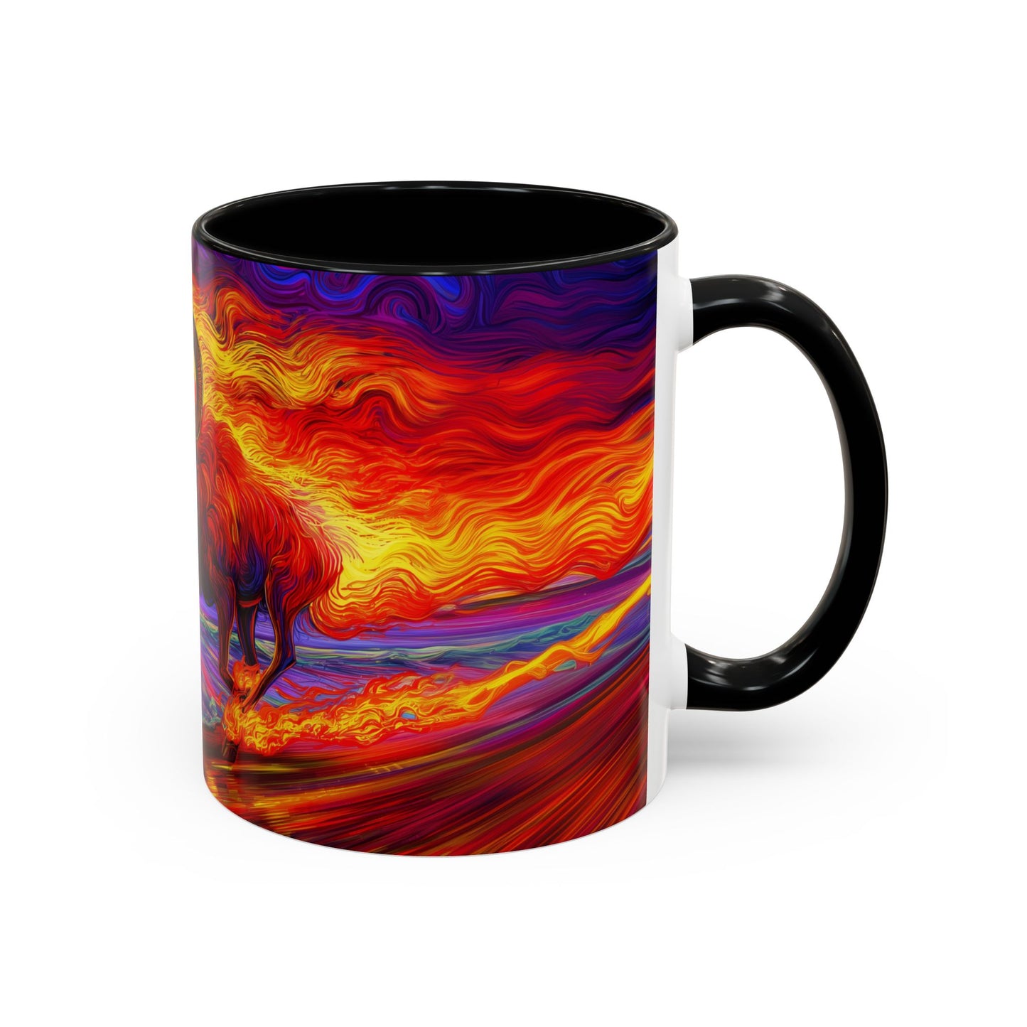 Fiery Ram Coffee Mug -- Aries, Fire Element Decor