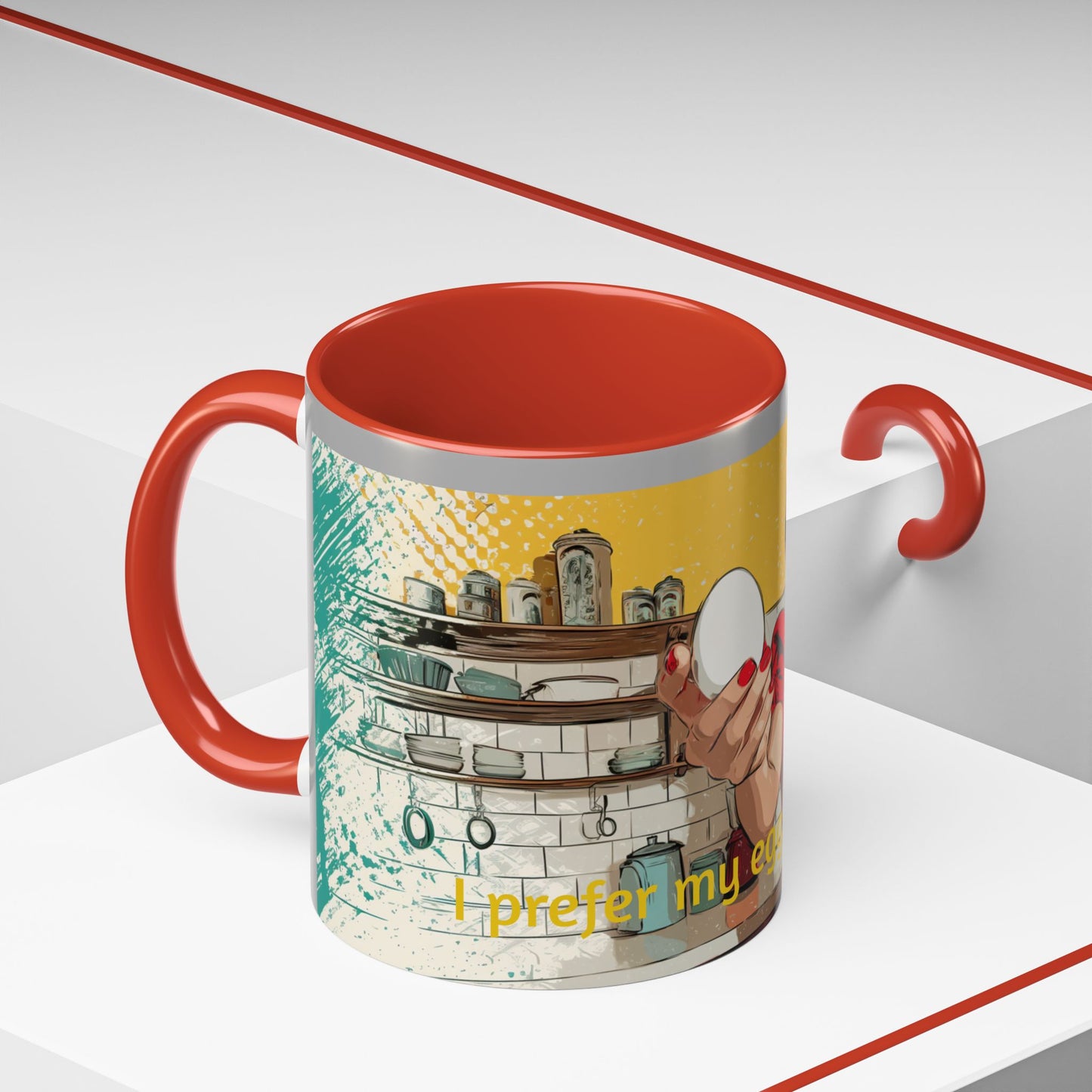 "I prefer my eggs fertilized!" Fertility Themed Mug
