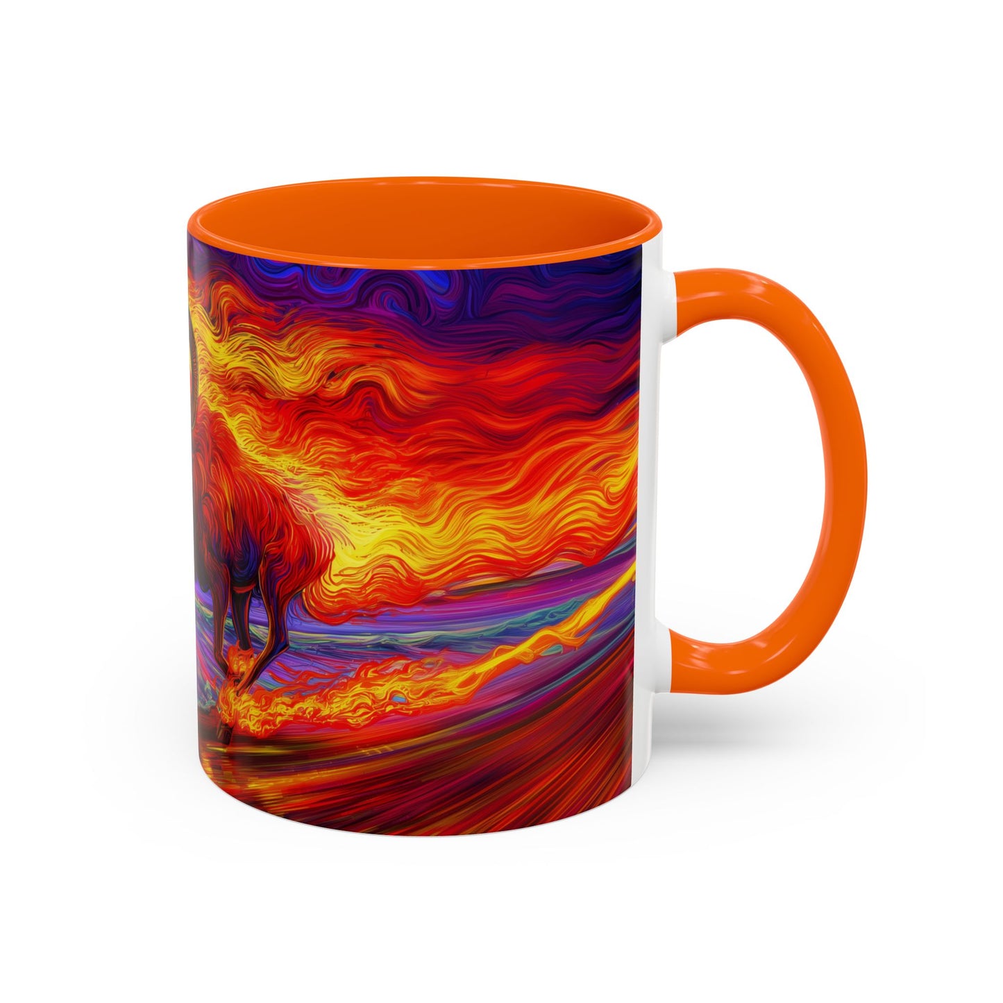 Fiery Ram Coffee Mug -- Aries, Fire Element Decor