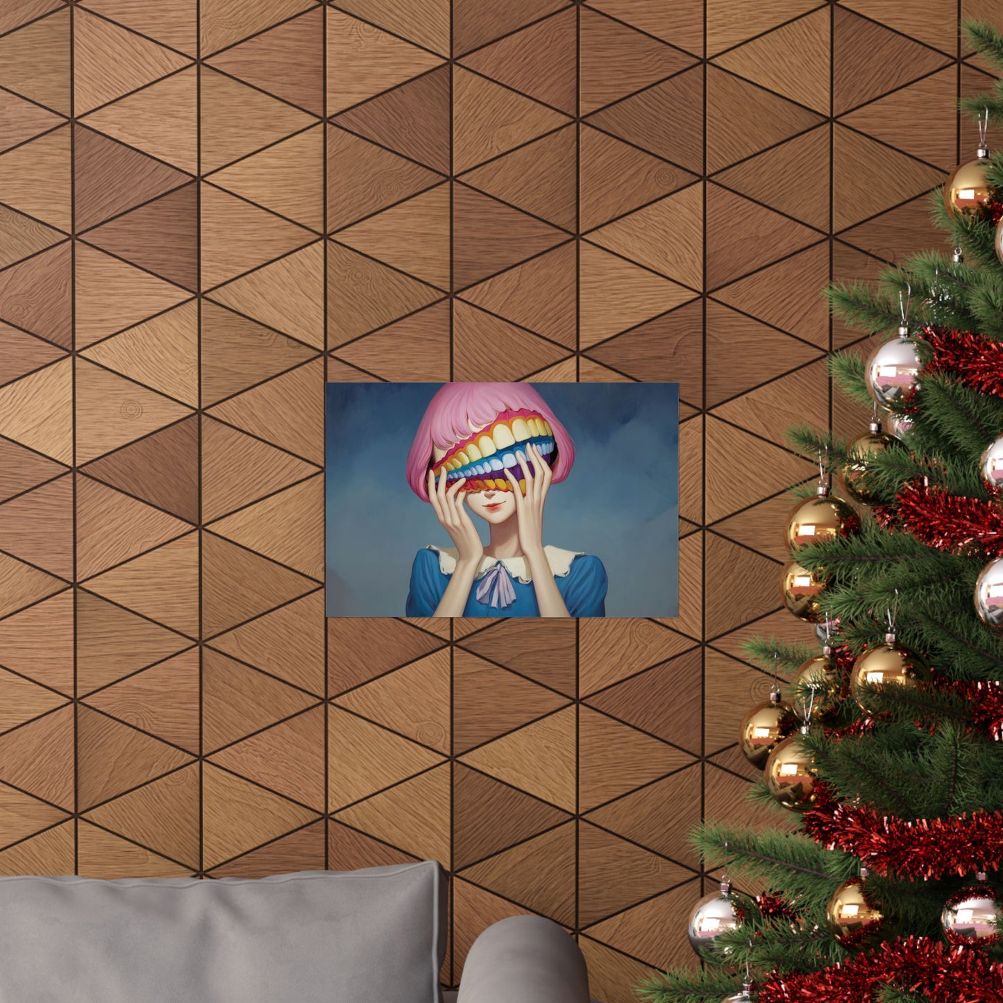 Fake It Till You Make It - Hidden Emotion Surrealism Poster