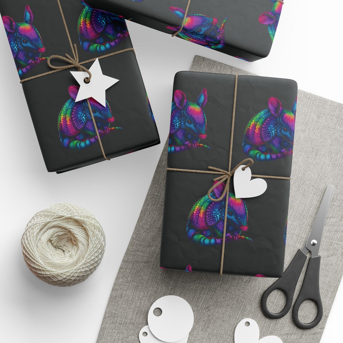 Psychedelic Armadillo Wrapping Paper Roll