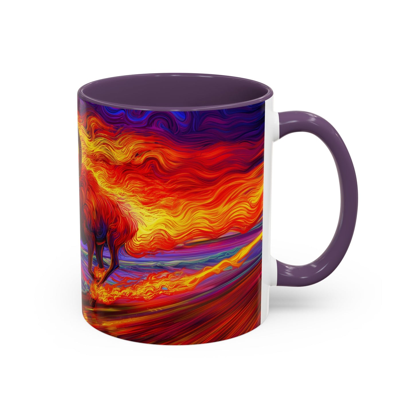 Fiery Ram Coffee Mug -- Aries, Fire Element Decor