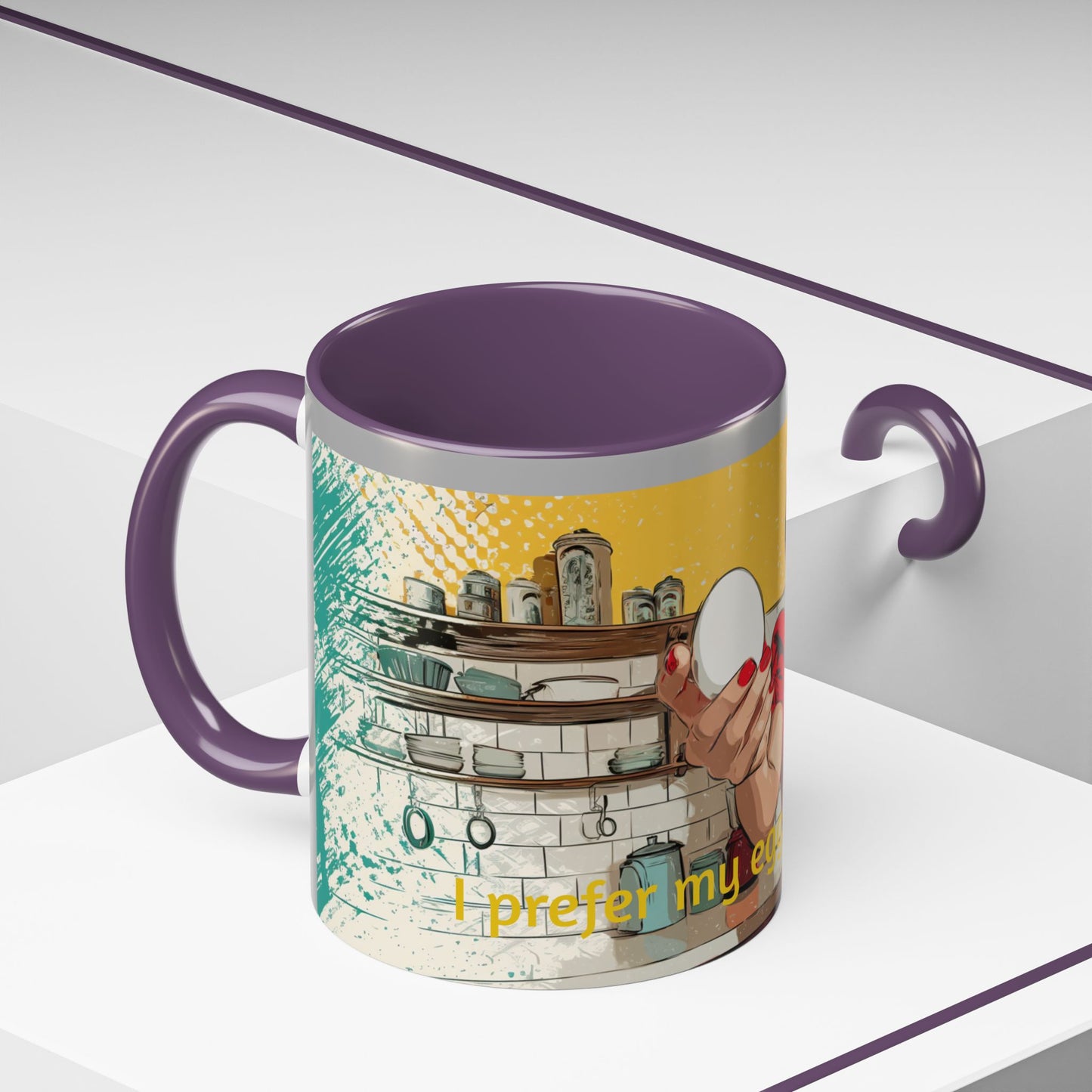 "I prefer my eggs fertilized!" Fertility Themed Mug