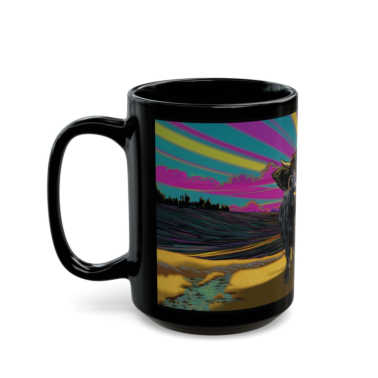 Trippy Cow Coffee Mug