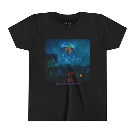 Giant Jellyfish Over Suburb Tee