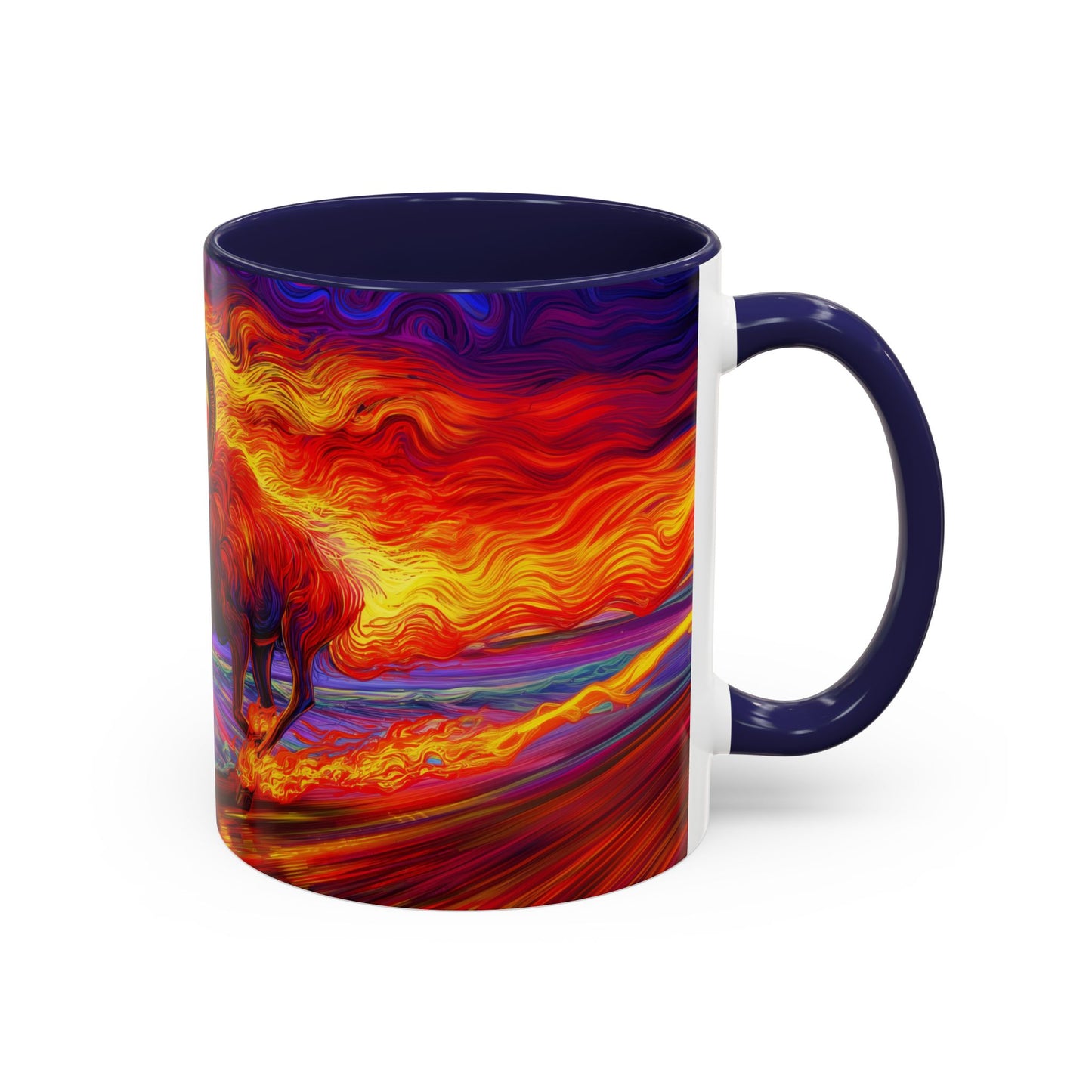 Fiery Ram Coffee Mug -- Aries, Fire Element Decor