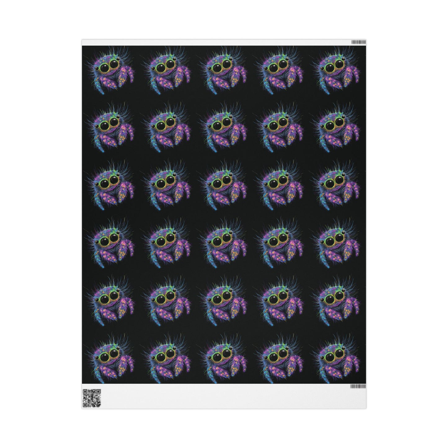 Jumping Spider Wrapping Paper Roll
