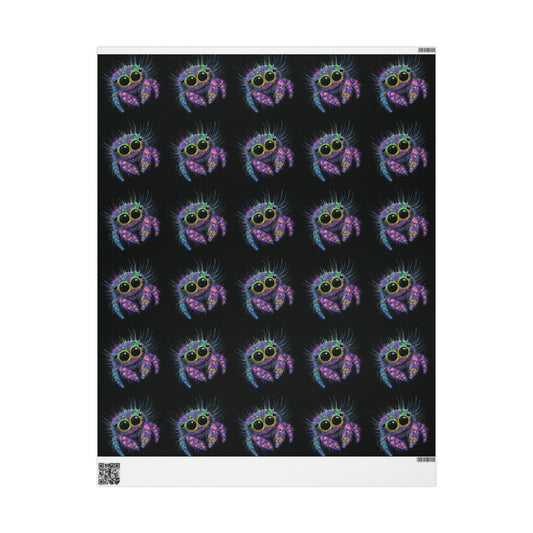 Jumping Spider Wrapping Paper Roll