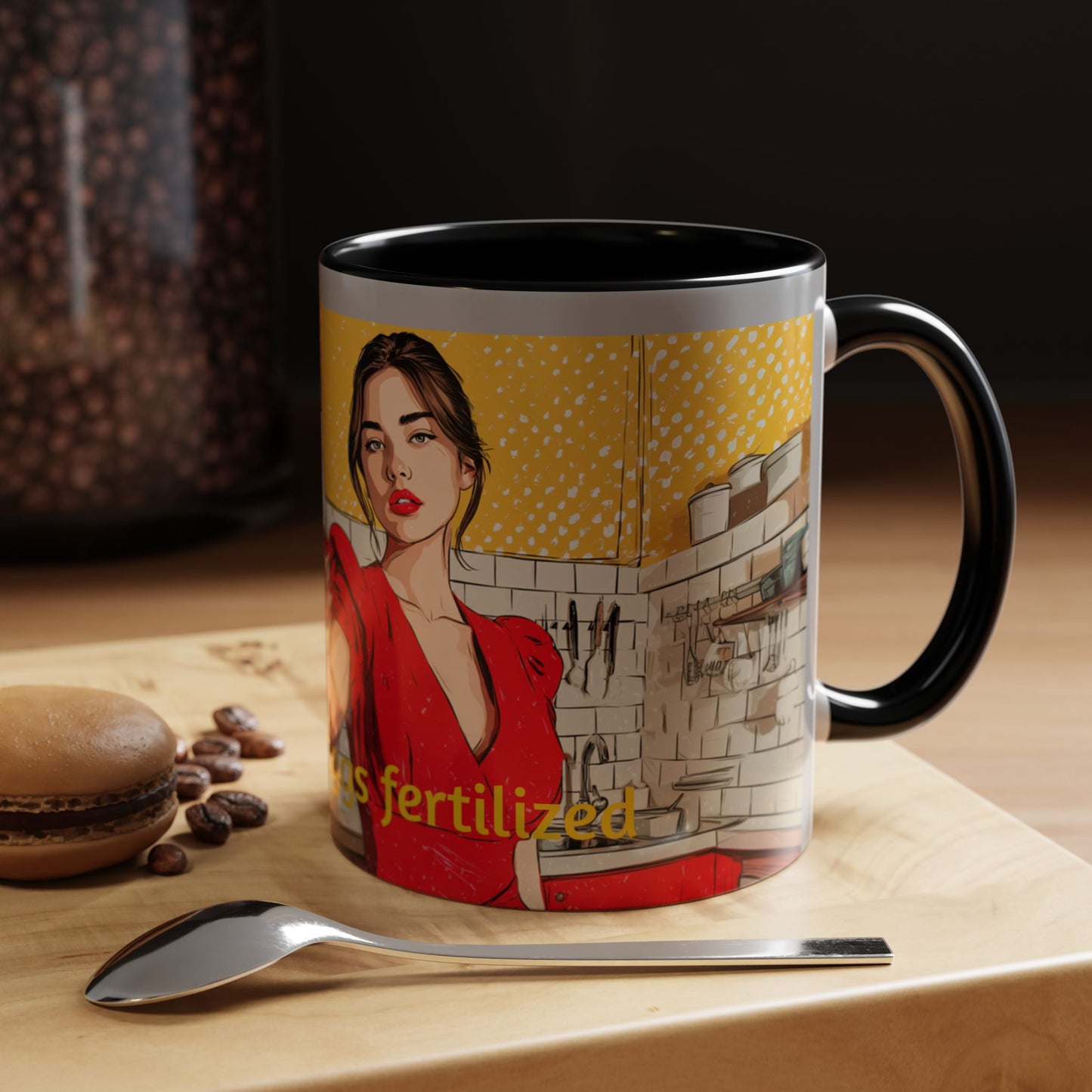 "I prefer my eggs fertilized!" Fertility Themed Mug