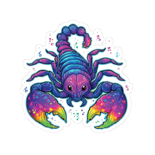 Colorful Scorpio Sticker – Vibrant Zodiac Star Sign