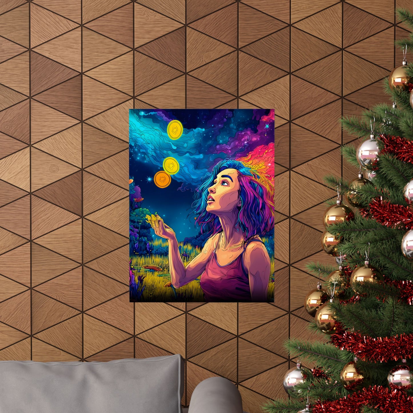 The Change You Seek -- 3 of Pentacles -- Tarot Lovers Poster