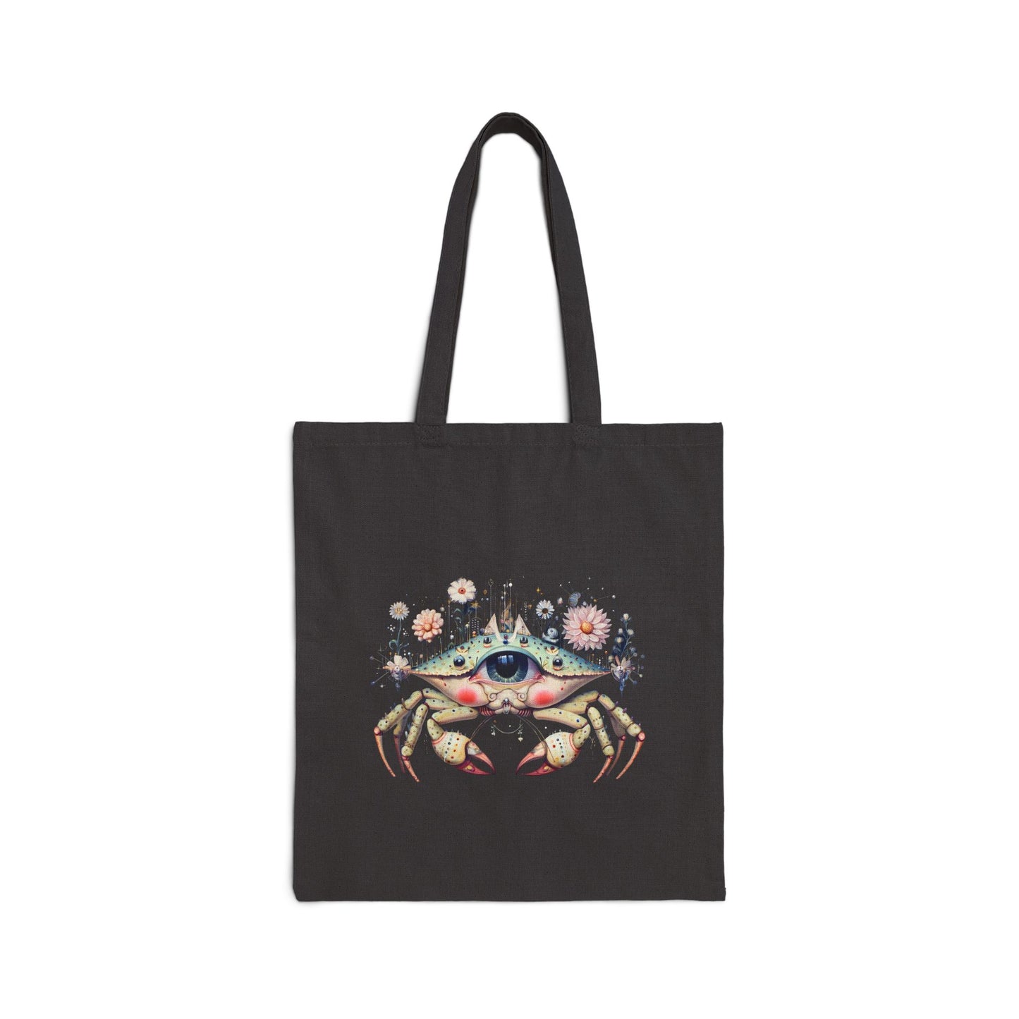 Whimsical Cancer Crab - Zodiac - Tote Bag 🦀✨ Tote Bag