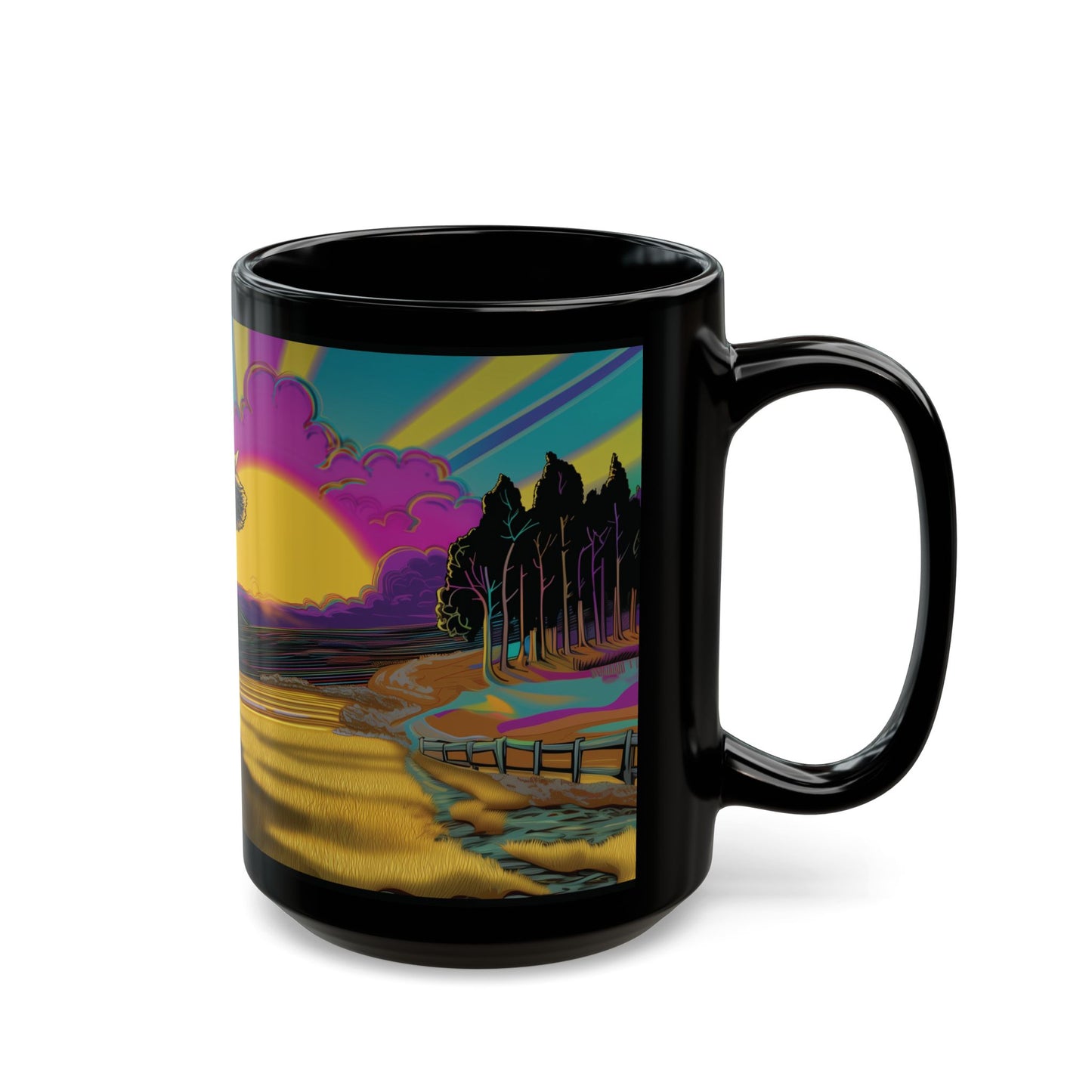 Trippy Cow Coffee Mug